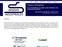 Tablet Screenshot of bandasindustriales.com